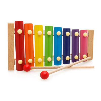 Dziecko Unisex Dzieci Drewniany Ksylofon Zabawka Instrument muzyczny Nietoksyczny