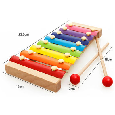 Dziecko Unisex Dzieci Drewniany Ksylofon Zabawka Instrument muzyczny Nietoksyczny