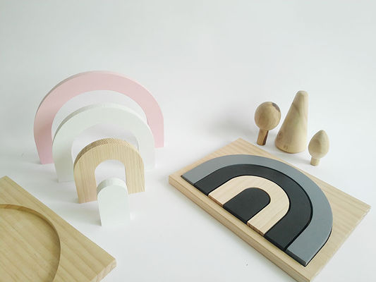 25,5 CM 3D gra Puzzle Bloki dla małych dzieci Zestaw drewnianych klocków dla dzieci