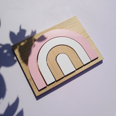 25,5 CM 3D gra Puzzle Bloki dla małych dzieci Zestaw drewnianych klocków dla dzieci