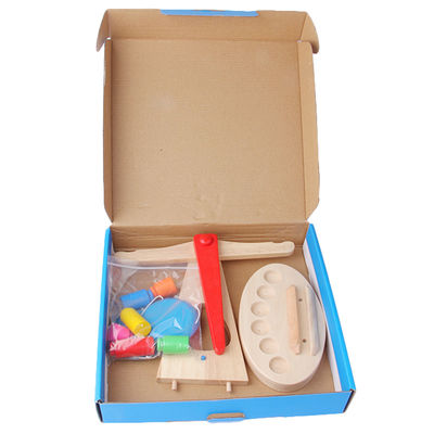 Ważenie 10 cm wagi drewnianej wagi zabawki Montessori