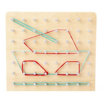 Gwoździe do krawata 16,5 cm Drewniane zabawki edukacyjne Pomoc dydaktyczna Montessori