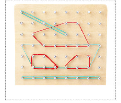 Gwoździe do krawata 16,5 cm Drewniane zabawki edukacyjne Pomoc dydaktyczna Montessori