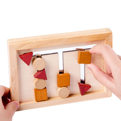 2cm drewniane zabawki Montessori dla dzieci matematyka geometryczna gra edukacyjna w wieku przedszkolnym