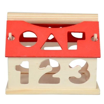 Sortowanie matematyczne 12,5 cm geometryczne drewniane klocki układanie w stosy edukacyjne