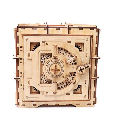 INS Nordic drewniany blok Puzzle zabawki 3d drewniane pudełko z puzzlami mechaniczne