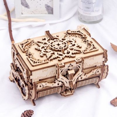 Osobowość 3,94 cala Mechaniczne drewniane puzzle Drewniane mechaniczne puzzle 3d