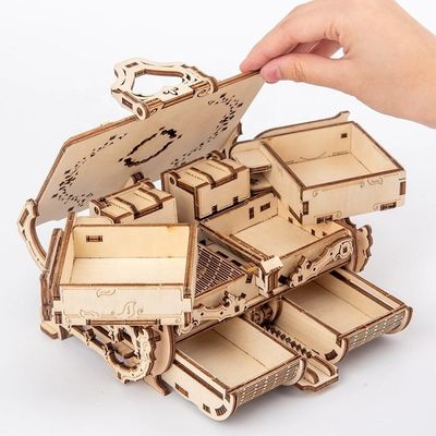 Osobowość 3,94 cala Mechaniczne drewniane puzzle Drewniane mechaniczne puzzle 3d