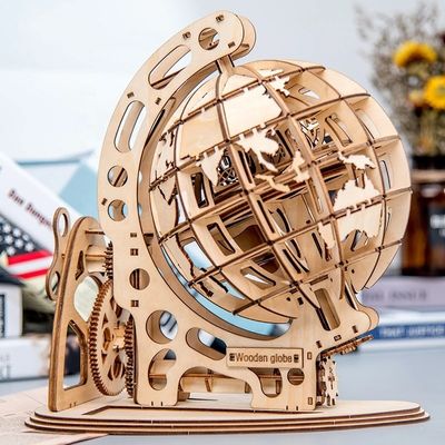 3D Perpetual Wooden Block Puzzle Toys Drewniany model mechaniczny