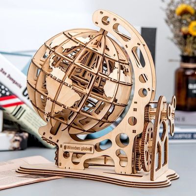 3D Perpetual Wooden Block Puzzle Toys Drewniany model mechaniczny