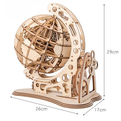 3D Perpetual Wooden Block Puzzle Toys Drewniany model mechaniczny