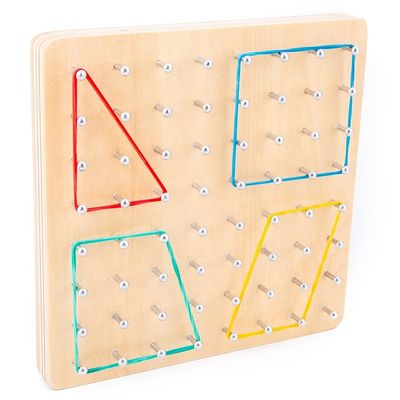 Dzieci 15cm krawat paznokci drewniana zabawka matematyczna drewniane klocki Montessori tablica graficzna