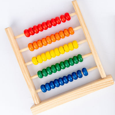 3D geometryczny 15cm drewniany koralik liczący liczydło zabawki dla dzieci Liczenie liczb