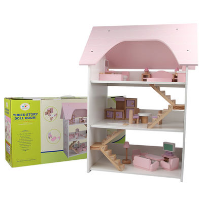 Ozdoby ISO9001 Miniaturowe meble do domku dla lalek Drewniane meble do domu