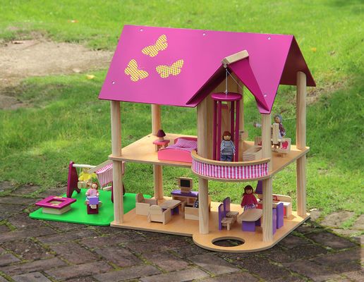 Dzieci ISO9001 Zamek Drewniany domek dla lalek Zabawki  Dream House