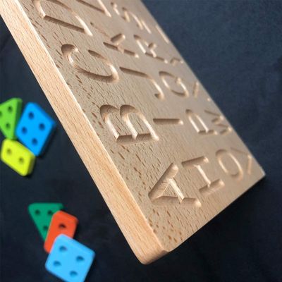 Tablica alfabetów 29cm drewniana zabawka matematyczna do nauczania języka
