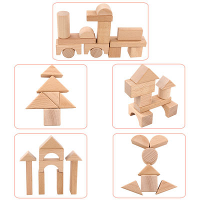 Duże 22 SZTUK Jumbo Drewniane Klocki Klasyczny Zamek 17,5 cm