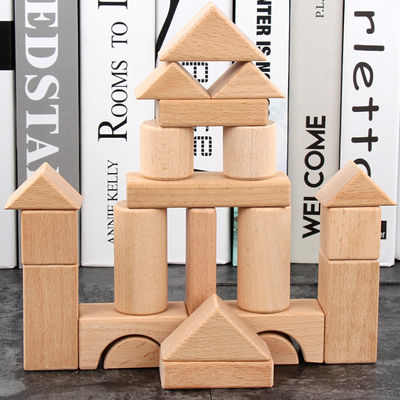 Duże 22 SZTUK Jumbo Drewniane Klocki Klasyczny Zamek 17,5 cm