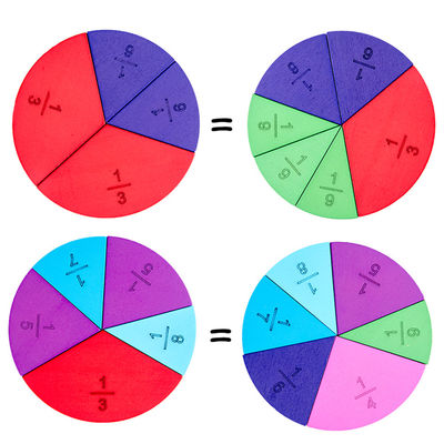 Karta matematyki 11 sztuk tablica z numerami puzzle drewniane frakcje pomoce dydaktyczne