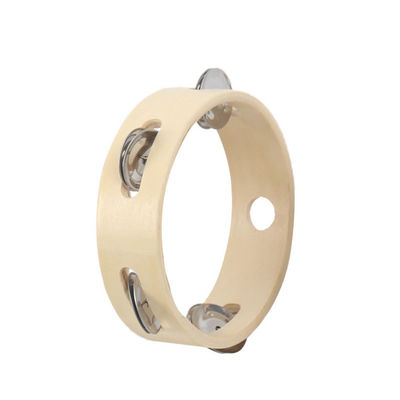 BeBe 15cm Drewniane zabawki muzyczne Handbell Drewniany Tamburyn Dziecko