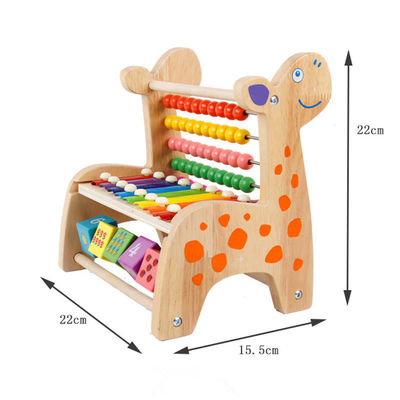 Unisex Toddler Drewniane zabawki muzyczne Drewniany ksylofon dla dziecka