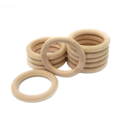 Bransoletka DIY 55mm Drewniana zabawka na ząbkowanie Ząbkowanie z drewna bukowego