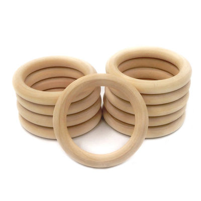 Bransoletka DIY 55mm Drewniana zabawka na ząbkowanie Ząbkowanie z drewna bukowego