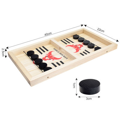 Krążek Unisex Drewniane Szachy Wiek 4 Drewniane Sling Hokej