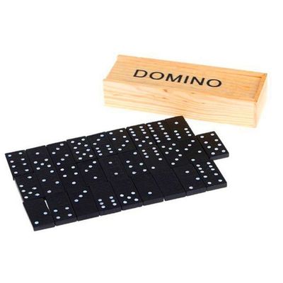 Gra podróżna 28 sztuk drewniane klocki domino wczesna edukacja