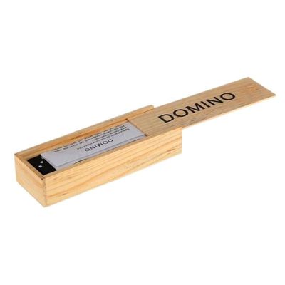 Gra podróżna 28 sztuk drewniane klocki domino wczesna edukacja