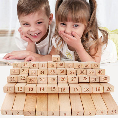 Cyfrowe 51 szt.Blog Building Blocks Dominos Jenga Blocks