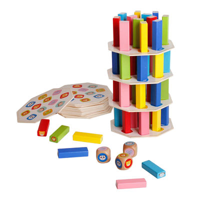 Wieża 12,5 cm Automatyczne klocki Domino Train Domino