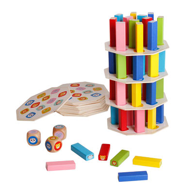 Wieża 12,5 cm Automatyczne klocki Domino Train Domino