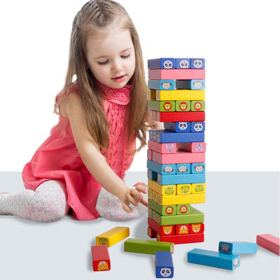 Wieża 12,5 cm Automatyczne klocki Domino Train Domino