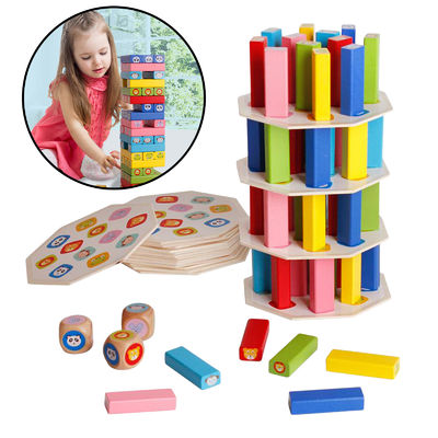 Wieża 12,5 cm Automatyczne klocki Domino Train Domino
