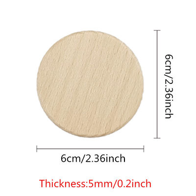 Kora Drzewa 5cm Krążki z naturalnego drewna Okrągłe Plasterki Drewna Wycinanki Ozdoby
