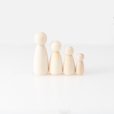 Craft 100 sztuk drewniane lalki kołkowe puste ISO9001 malowanie