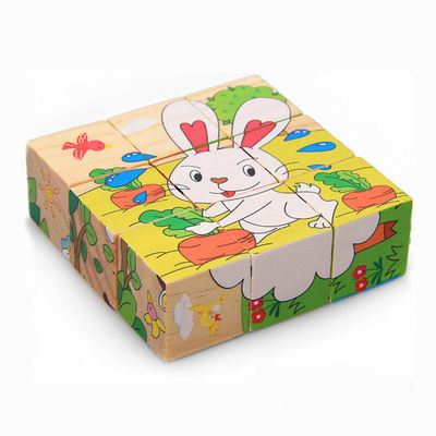 3.5 cm drewniane klocki owocowe zabawki klocki dla zwierząt dla dzieci