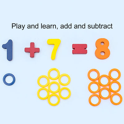 Matematyka Wędkarstwo Edukacyjne Drewniane Zabawki Montessori dla niemowląt 15cm