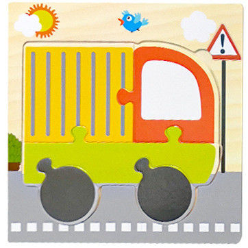 Gry Montessori Zabawki dla dzieci Zwierzęta ruch Dzieci Puzzle 3D Drewniane kreskówka Poznanie Puzzle Zabawka dopasowująca