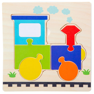 Gry Montessori Zabawki dla dzieci Zwierzęta ruch Dzieci Puzzle 3D Drewniane kreskówka Poznanie Puzzle Zabawka dopasowująca