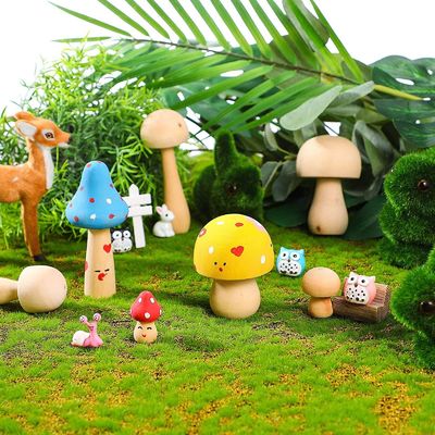 Peg 3cm Naturalne Niedokończone Drewniane Zabawki Grzybowe 2,55 U dzieci Graffiti