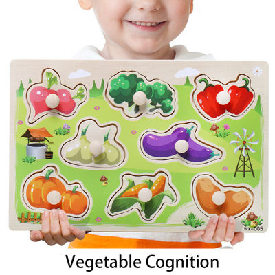 15cm ruch drogowy 3d drewniany blok Puzzle zabawki zestaw klocków Montessori