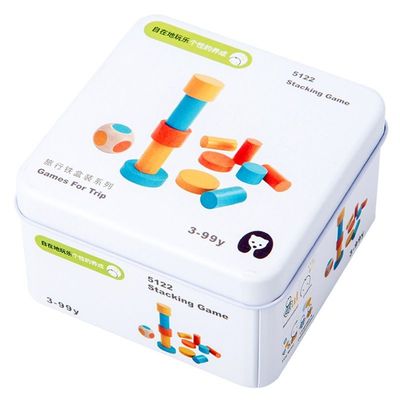 Early Learning Portable Plan Toys Building Blocks Magnetyczne drewniane klocki