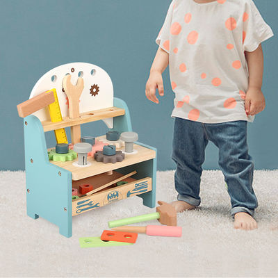 Parent Child InteractiveWooden Workbench Narzędzia do rozwoju inteligencji