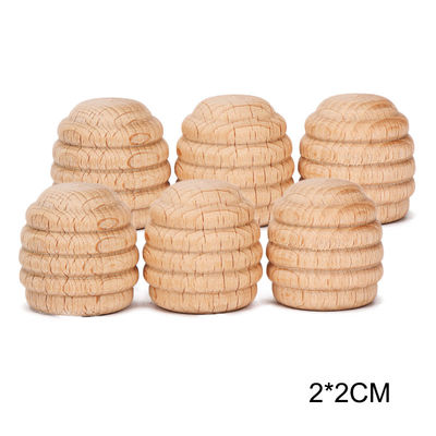 6 sztuk Rainbow Stacker Montessori Edukacyjne drewniane zabawki