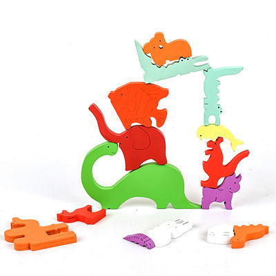 Stereoskopowe drewniane puzzle ISO dla dzieci wczesna edukacja