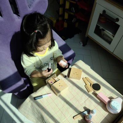 ISO9001 Przenośny zestaw drewnianych zabawek kosmetycznych Montessori dla dzieci
