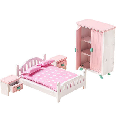 Mini Montessori Drewniane zabawki do sypialni dla dziewczynek bez zadziorów