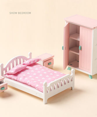 Mini Montessori Drewniane zabawki do sypialni dla dziewczynek bez zadziorów